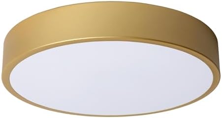  LUCIDE UNAR - Lámpara de techo para sala - Ø 30 cm - LED 3 StepDim - 1x18W 2700K - Oro mate/Latón
| LUCIDE UNAR - Lámpa