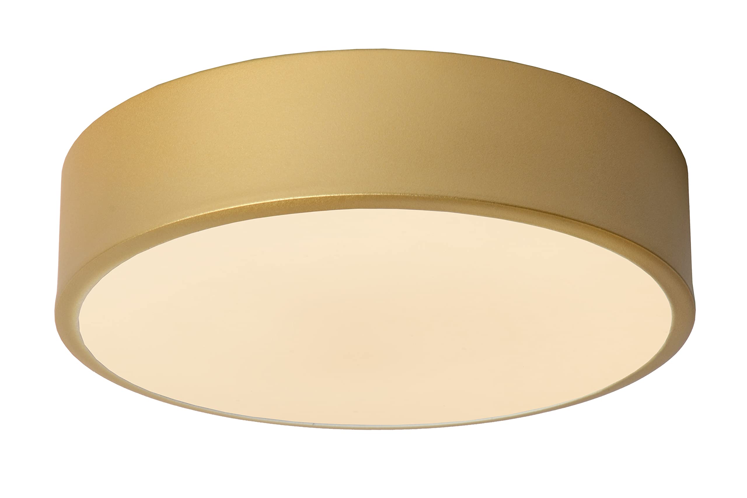  LUCIDE UNAR - Lámpara de techo LED - Ofrece iluminación cálida y ajustable - 12W 2700K - Oro mate/Latón
| LUCIDE UNAR -